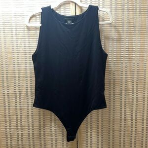 House of Harlow Black Sleeveless Bodysuit